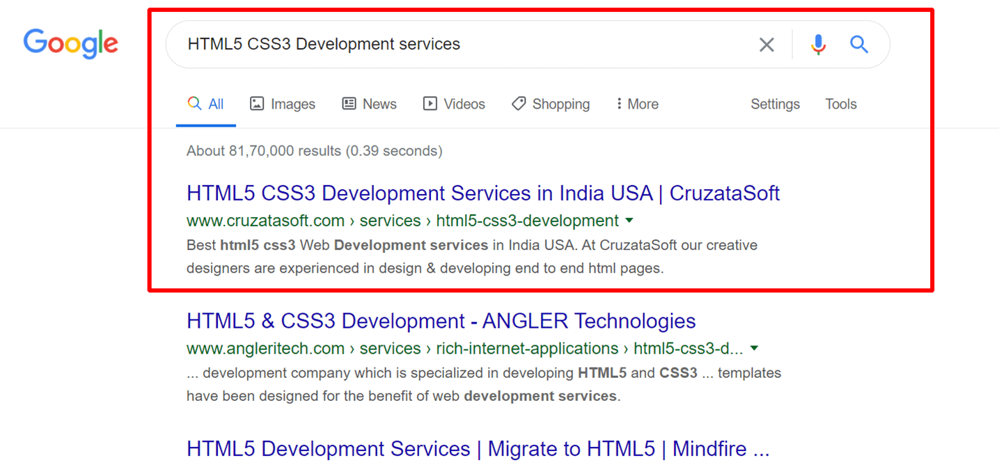 HTML CSS Development